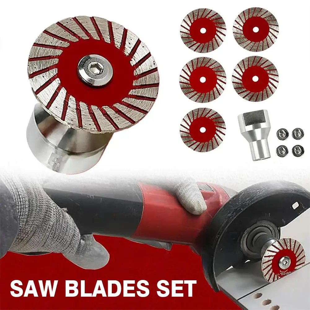 

40mm 1.57" Diamond Corrugated Cutting Disc with M14 Adapter for Angle Grinder Stone Granite Marble Concrete Grinding