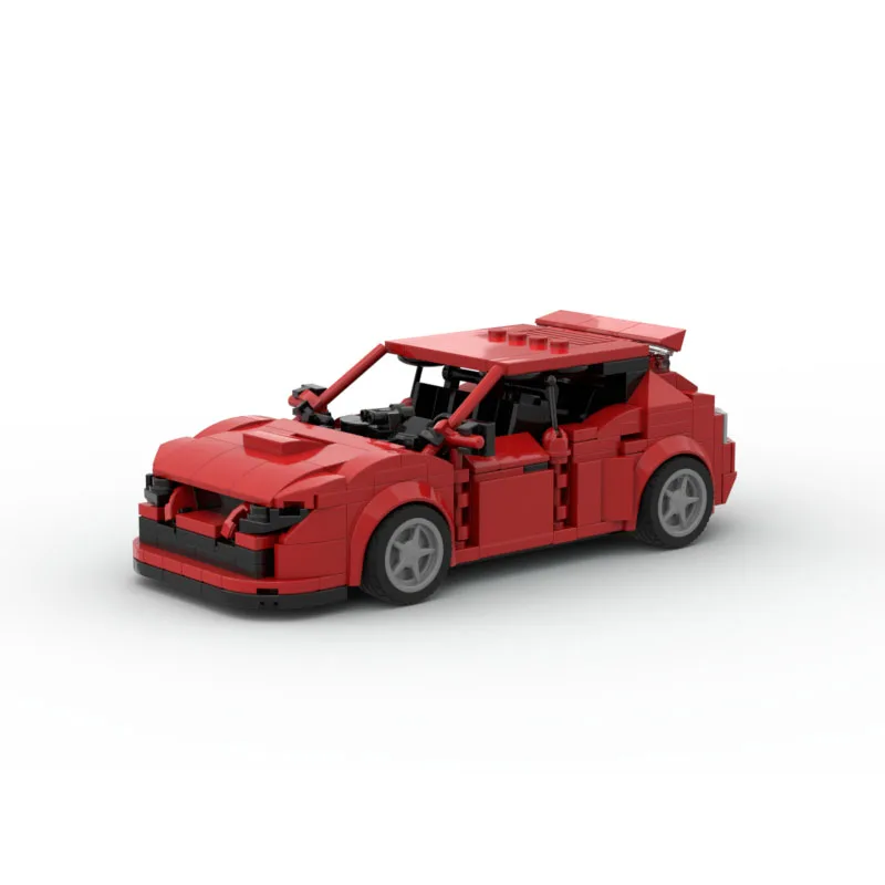 MOC-32125 Small Supercar Assembly Costura Building Block Model, 352 Building Block Parts, Kids Birthday Toy