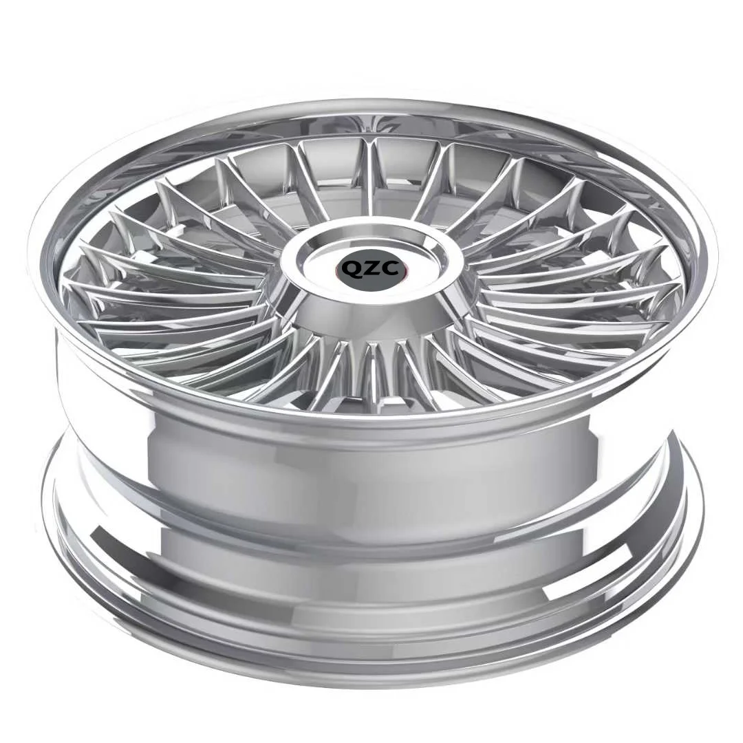 Customized Hidden Two-piece Forged Wheel Hub 18-24 Inches Automotive Aviation Aluminum Wheel Two-piece Polished Passenger Wheel