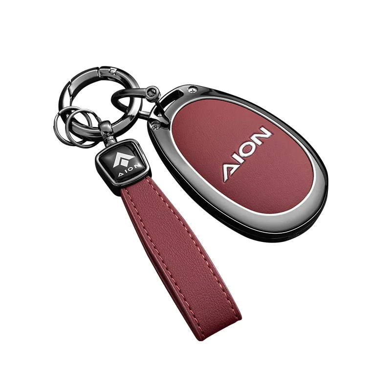 Auto-Zubehör Zinklegierung Leder Schlüsselhülle Halter Kette Für Gac AION PLU Trumpchi Aion V Y LX 2023 GE3 GA3S Tyrannosaurus – Detail 2