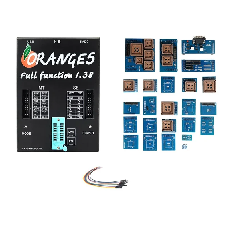 Picture 3: Reliable-V1.38 Orange 5 Full Adapters Programming Device Hardware ECU Programming Device Activate Full License Full Function