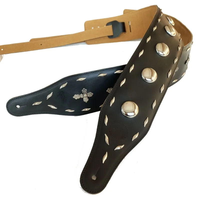 New Foreign Trade Product with A Width of 10cm, Guitar Strap, Rock Stud Strap, and Shoulder Instrument Accessories