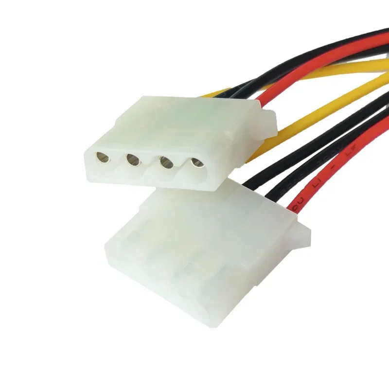 Cavo di prolunga di alimentazione da 20cm SATA 4pin maschio a Molex IDE Dual Big 4pin adattatore per cavo femmina per adattatori Hardware per disco rigido HDD