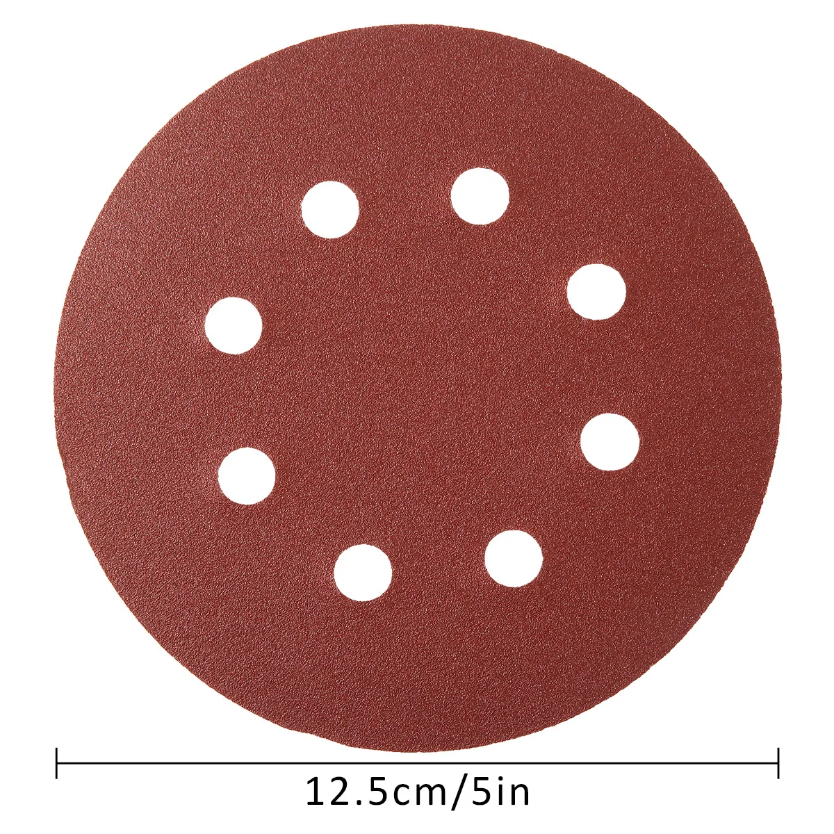100ชิ้น5นิ้ว8หลุมกระดาษทรายแผ่นกาวตะขอ80Grit-3000Grit กระดาษทราย125มม. เครื่องมือขัดแผ่นขัด