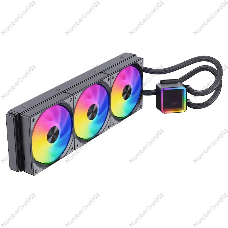 

Silent ARGB CPU Liquid Cooler, 120/240/360mm AIO with Color Sync Fans, Efficient & Quiet PC Cooling Solution