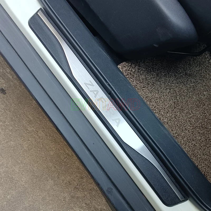 For Opel Vauxhall Zafira E Life Tourer C Accessory 2016-2021 2022 Stainless Car Door Sill Scuff Plate Kick Guard Pedal Protector