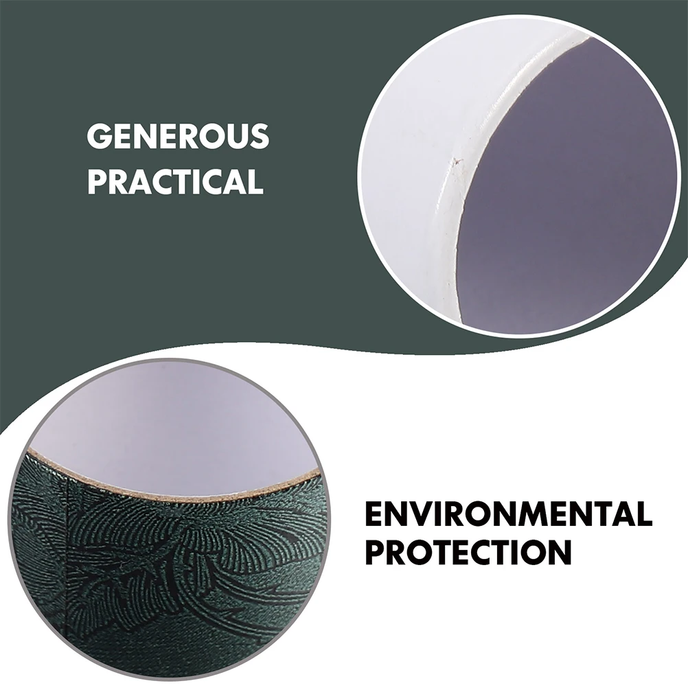 

15pcs Essential Oil Bottle Paper Tube Box 20ml Dark Green Round Gift Box Storage Container Tea Leaf Jar Multipurpose Packaging