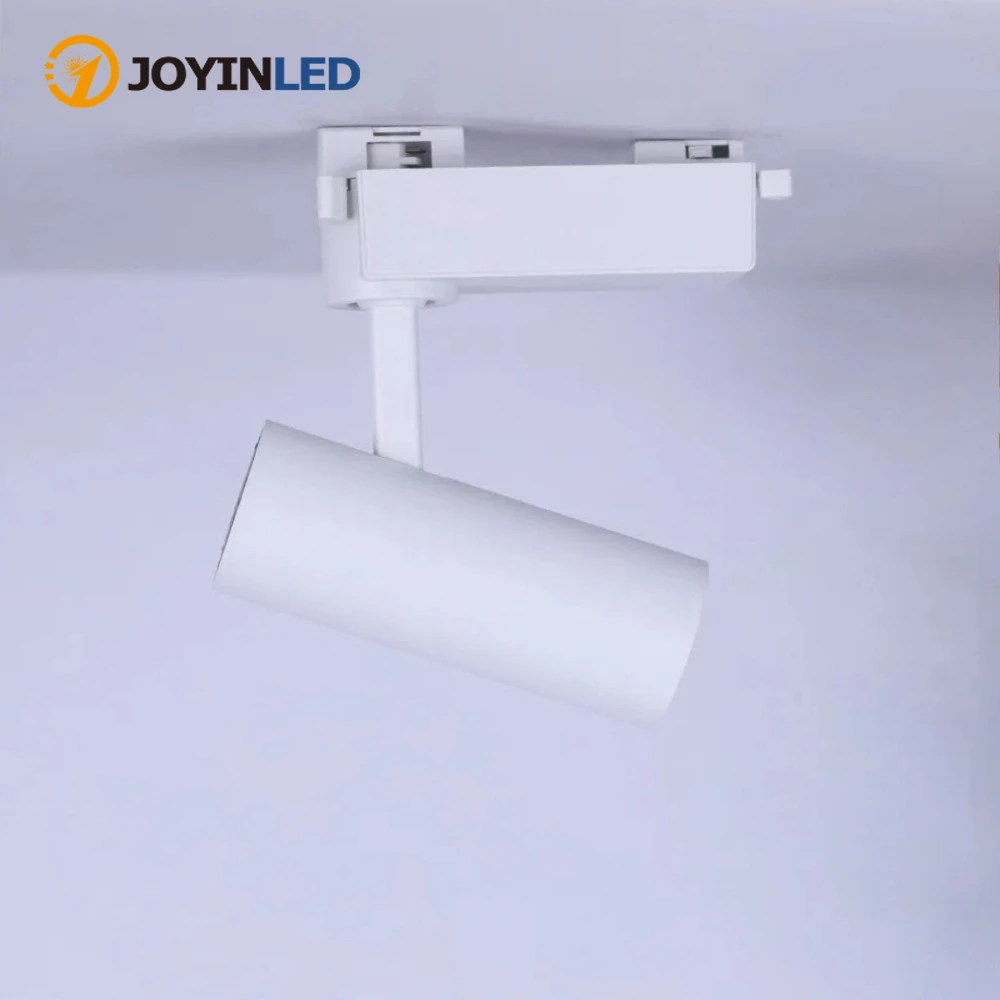 

JOYINLED 12W Adjustable Zoom Led Rail Track Lamps Spotlight COB Focusing Track Light For Hotel Clothing Store Exhibition Decor