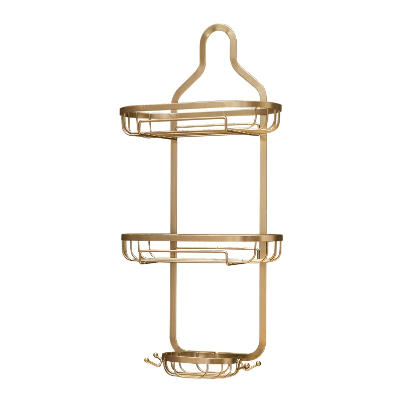 

Toilet rack No punching Wall hanging Bathroom shelf Shower room storage