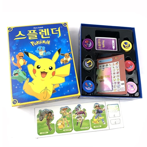 Imagen 1 del producto Pokémon Edition Juego de mesa Versión coreana Juego de cartas Estrategia introductoria Juego de fiesta familiar Regalo de Halloween y Navidad