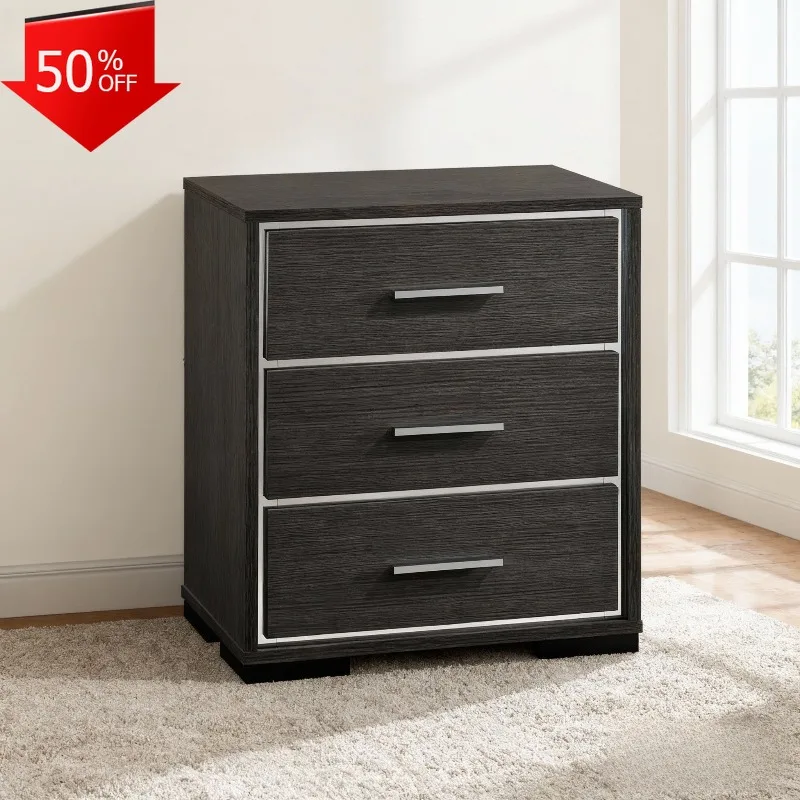 

Wooden Nightstand Classic Bedroom Furniture Side Table Drawer Storage Small Table Bedside Table Tavolino Da Letto Organizer