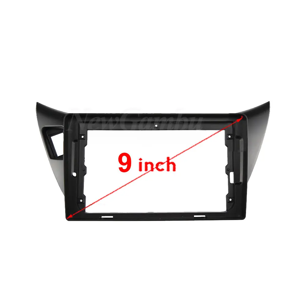 NewGambu 9 Inch Radio Fascia fit For Mitsubishi LANCER 2001-2007 Stereo DVD Player Install Surround Trim Panel Audio Frame Cover