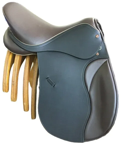 

Спортивная тележка для лошади на открытом воздухе Синтетическое седло для лошади