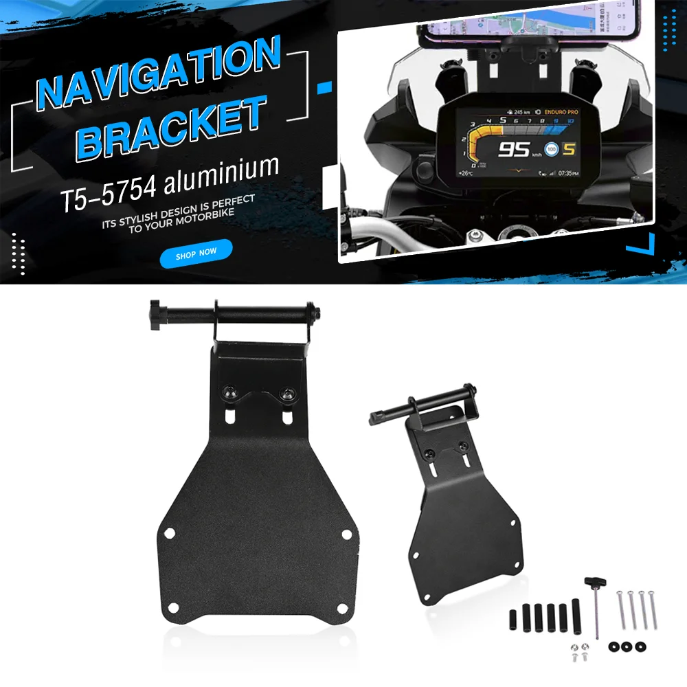 

FOR BMW F850GS F750GS 2018 2019 2020 Motorcycle Accessories GPS Navigation bracket Phone Stand Holder F 850 GS ADVENTURE 2019