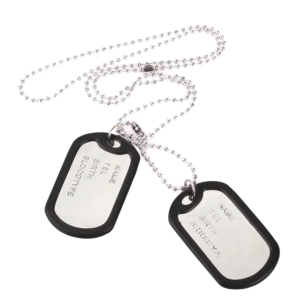 الرجال مثيرة للاهتمام نمط 2 الكلب العلامات سلسلة للرجل قلادة قلادة القوطي الأزياء والمجوهرات المختنق Y2k #5