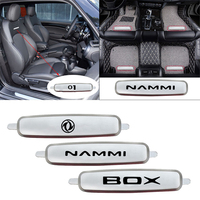 Car Floor Mats Sticker Car Seat sticker Headrests Badge Sticker For Dongfeng Nammi EV Nammi 01 EX1 BOX 2021 2022 2023 2024 2025+