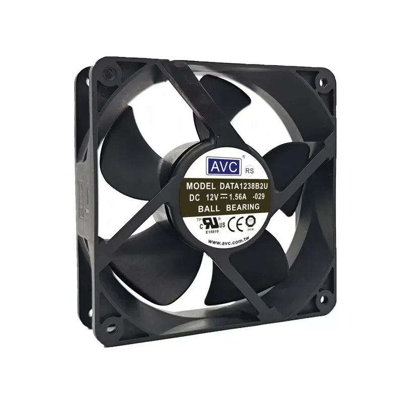 for AVC 12038 DATA1238B2U Server Fan 12V 1.56A 12cm Large Air Volume Cooling Fan
