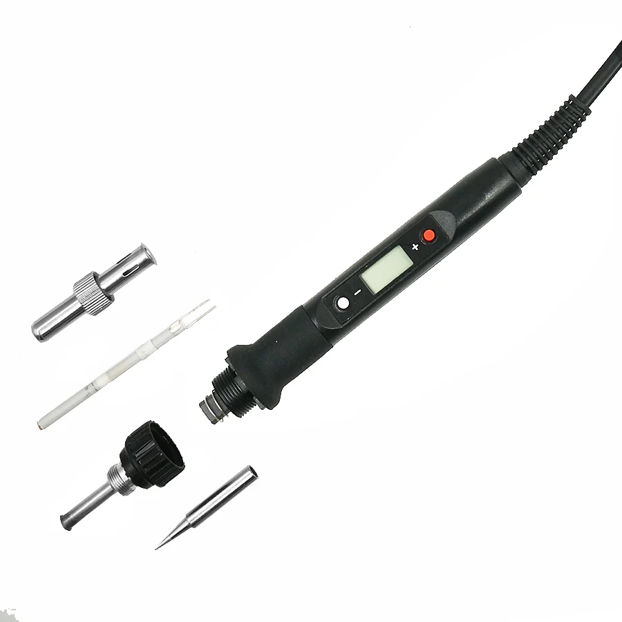80W Digitale Elektrische Lötkolben Set Kit 220V 110V Temperatur Einstellbar LCD Display Solder Schweißen Eisen Werkzeug tipps – Detail 32
