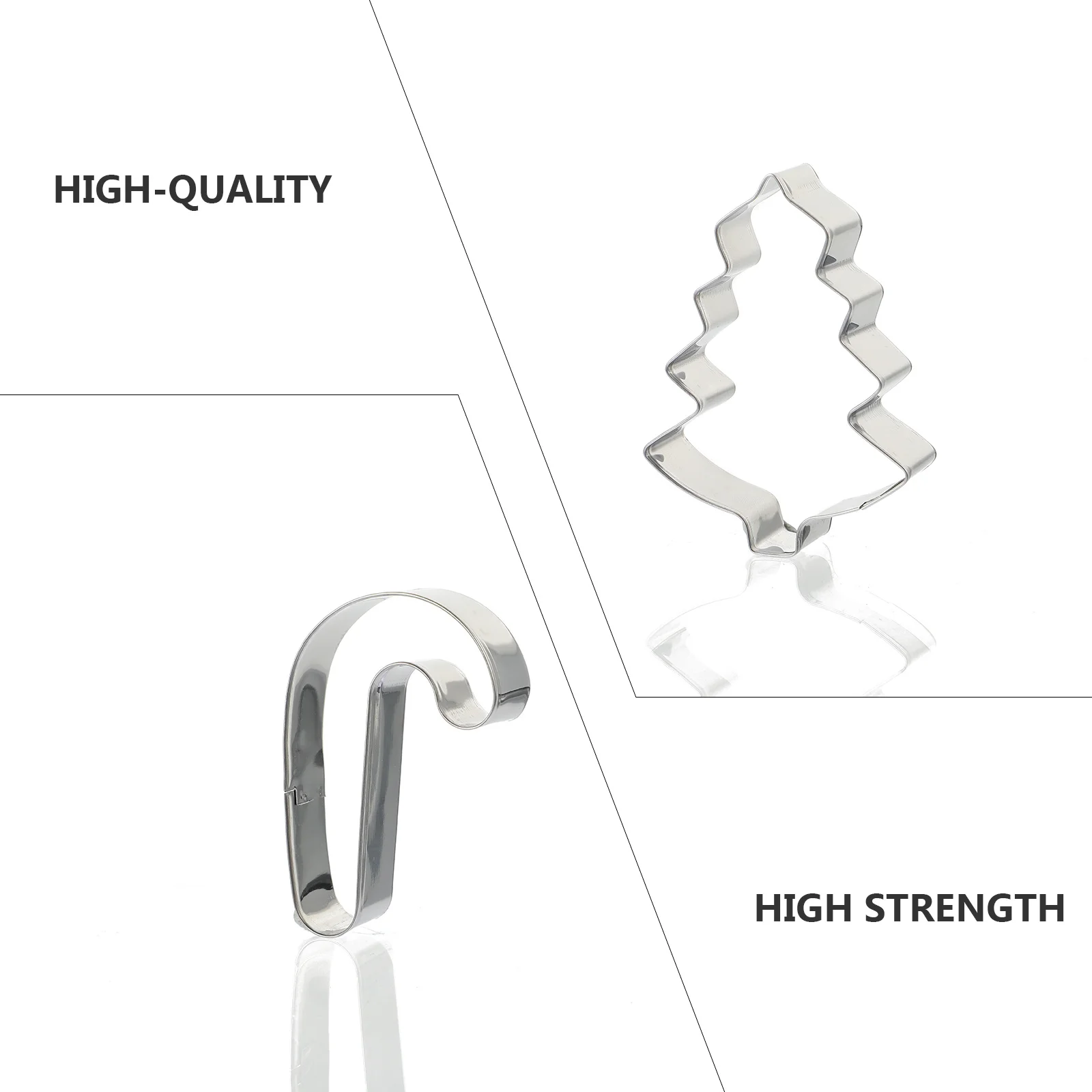 

7Pcs Baking Tool Set Christmas Cookie Cutters Stainless Steel Cartoon Shape Mold for DIY Holiday Biscuits Winter Holiday Cookie