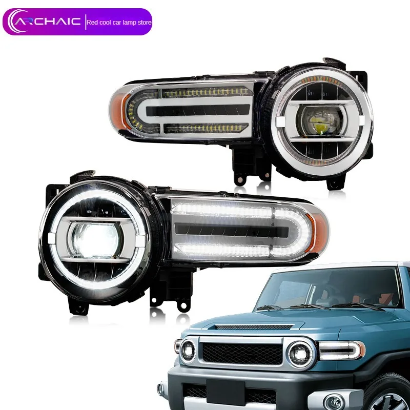 

For Suitable for 07-22 FJ Cool Land Ze Automotive LED Headlight Assembly Flow Steering Archaic