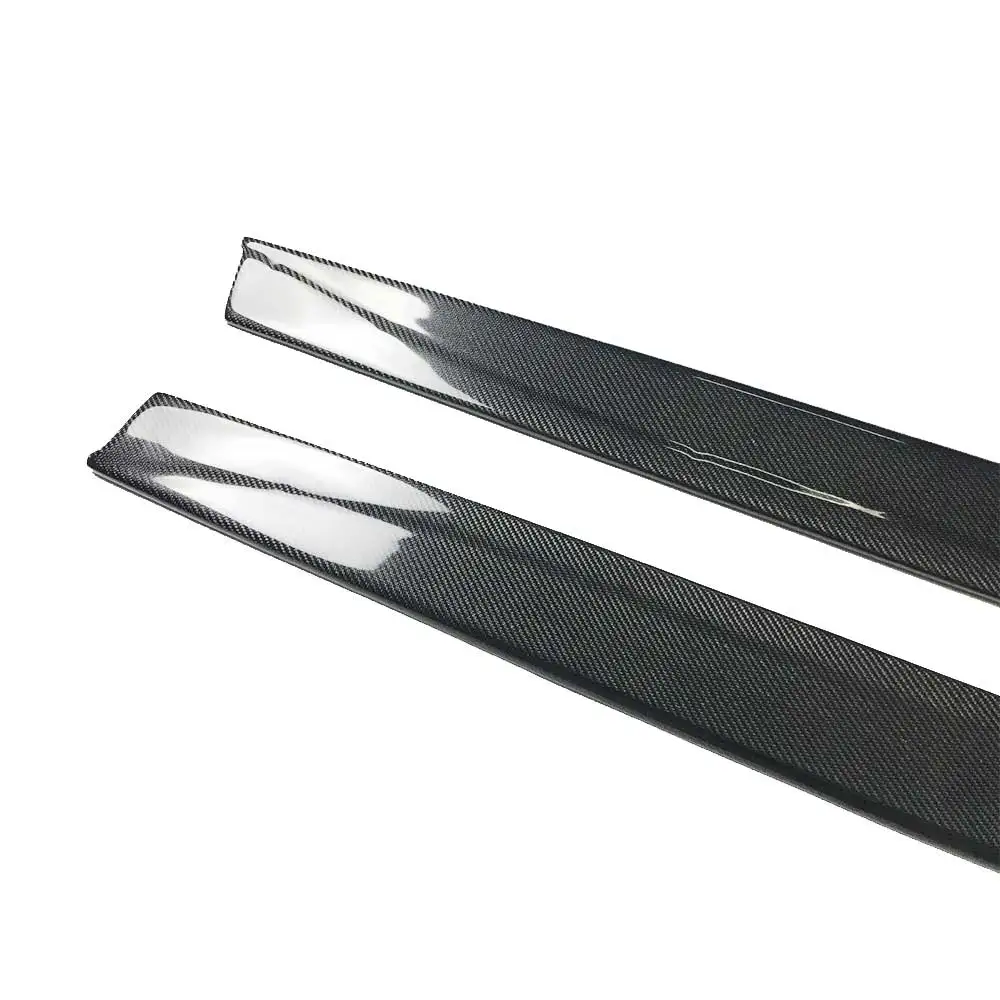 Two Side Carbon Fiber Side Bumper Extension Skirt Splitter for BMW F80 M3 F82 F83 M4 F32 F33 F36 420 428 435 440 2014-2020