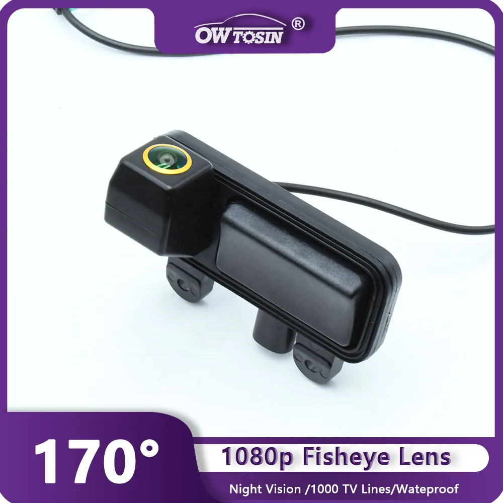 

170° Golden Lens AHD 1080P Trunk handle Vehicle Rear View Car Camera For Mercedes Benz B Class W242/W246 B180 Android Monitor