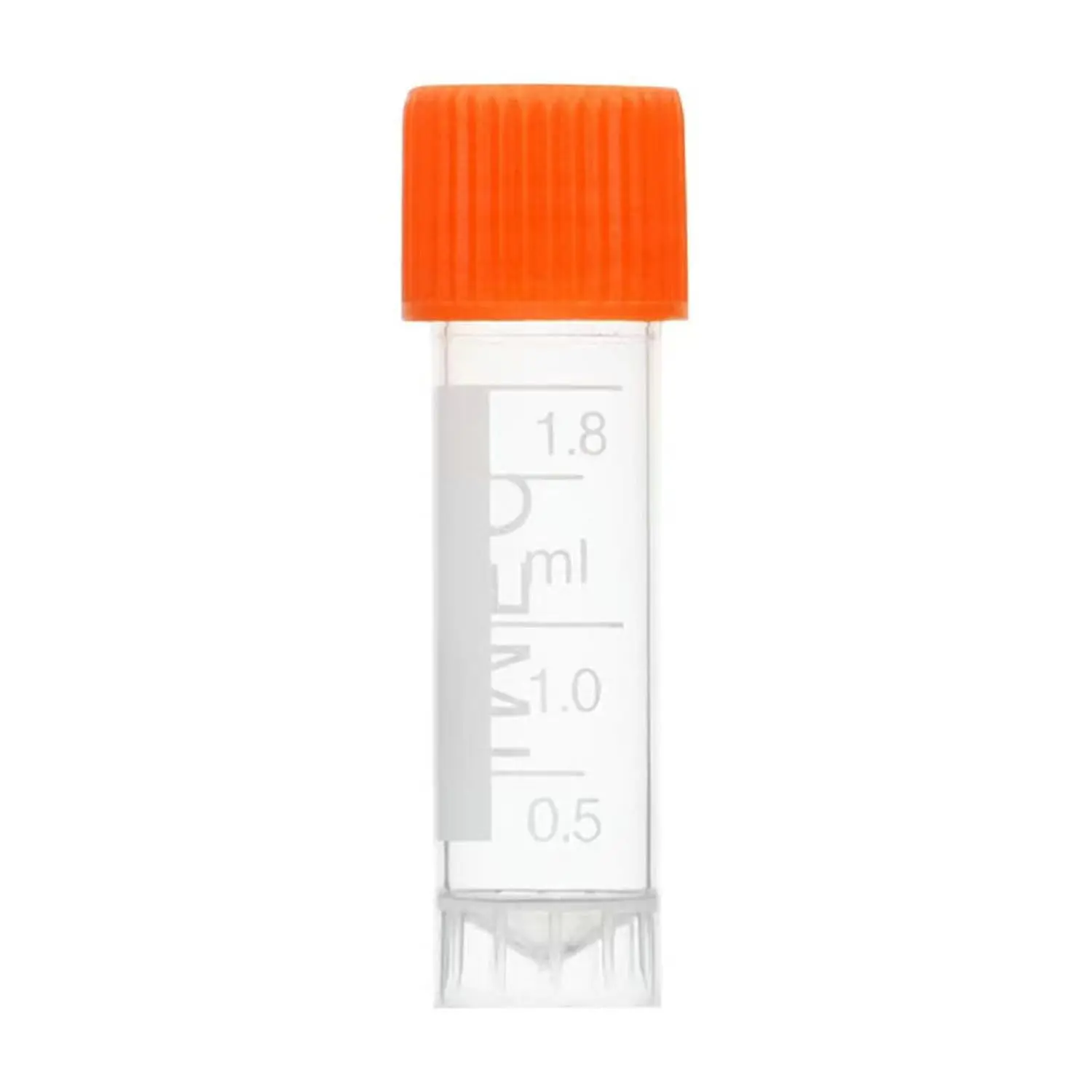 500Pcs 1.8ml(2ml) Cryovial Cryopreservation Tubes Self-Standing Cryo Sample Vials with Caps and Sealing Ring for Lab Storage