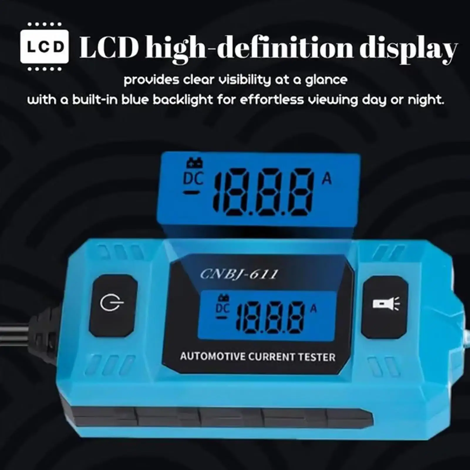 Car Circuit Tester Voltage Detector Automotive Electrical Diagnostic Tool for Vehicle Engine Maintenance Repair DIY Garage