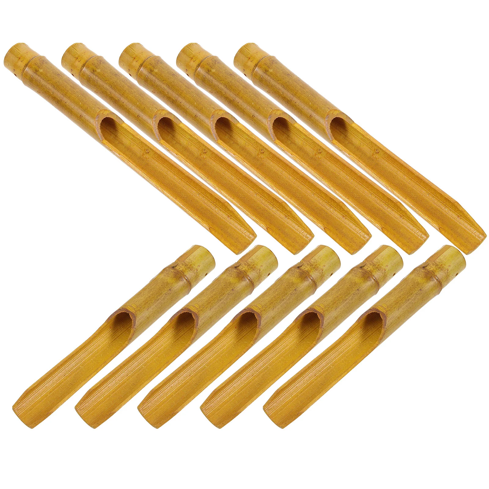 10 Pcs Chimes Bamboo Wind Accessories Crafting Tubes DIY Material Cappy Supplies Bell Sturdy