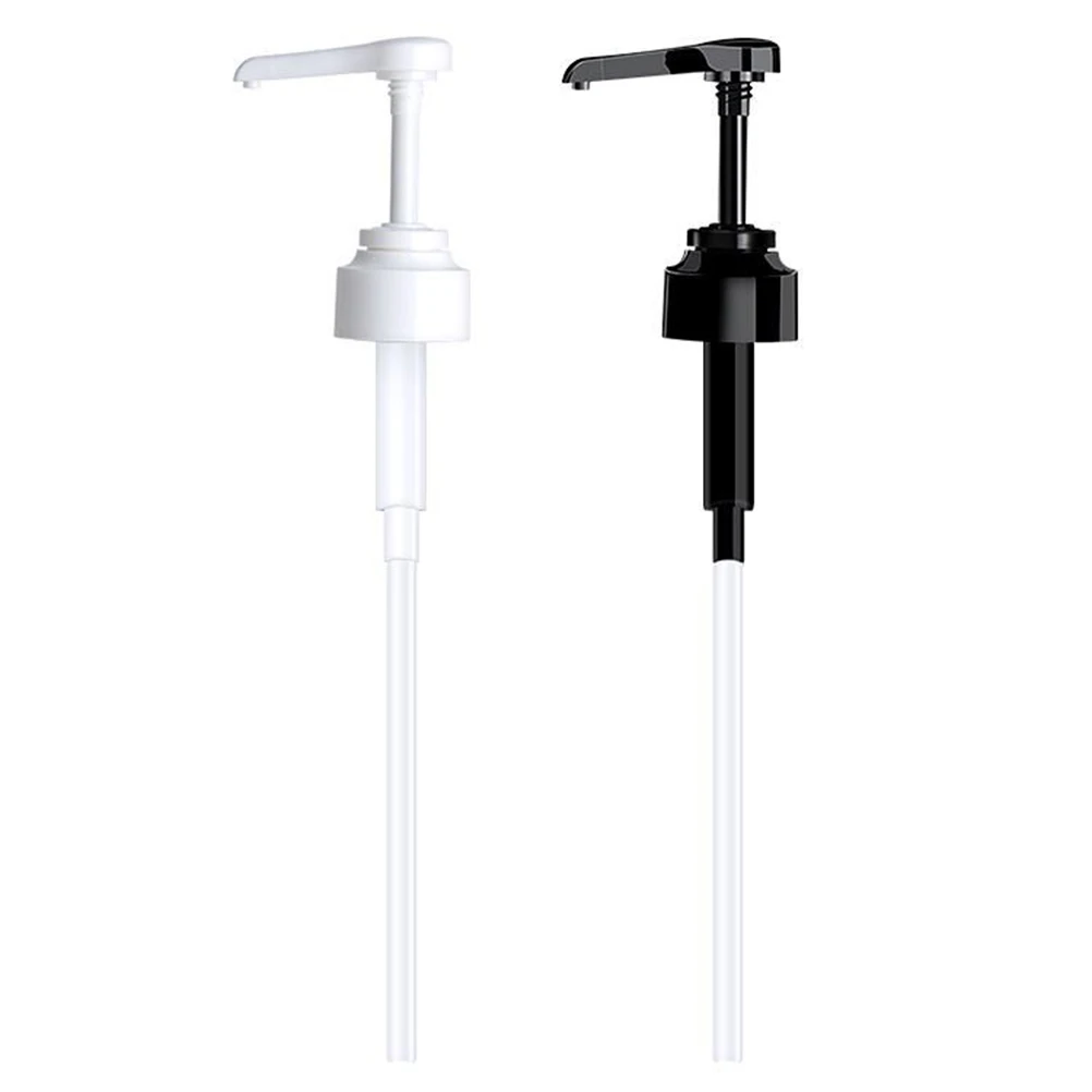 

2 Pcs Pressure Nozzle Pump Head Oil Pot Lotion Dispenser Syrup Tip Cover Black Bottle Accessories Cream Pump Heads Press Pumps