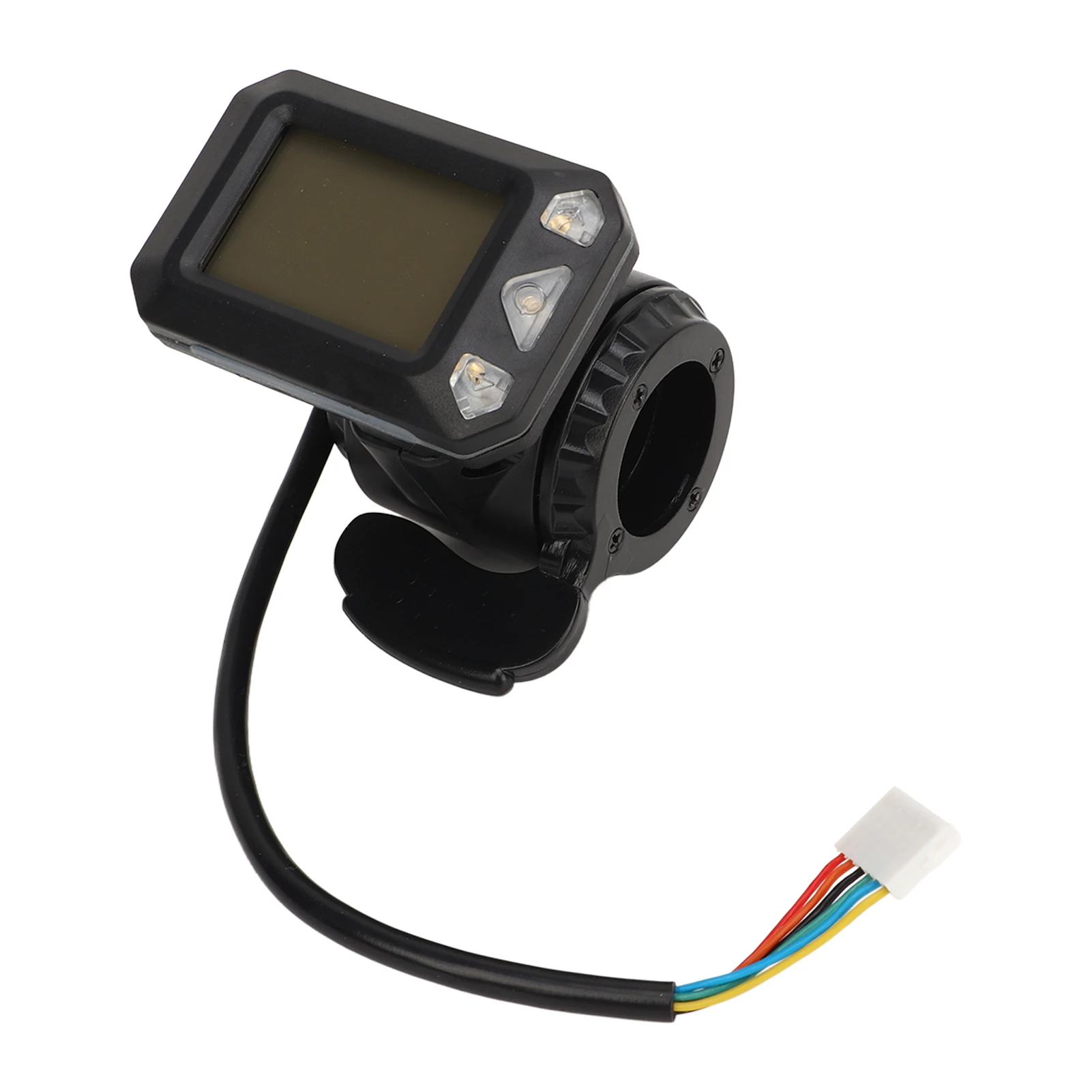 

36V 6 Pins Electric Scooter Thumb Throttle Display Integrated Hall Thumb Throttle Display for 5.5‑6.5 Inch Small Scooter