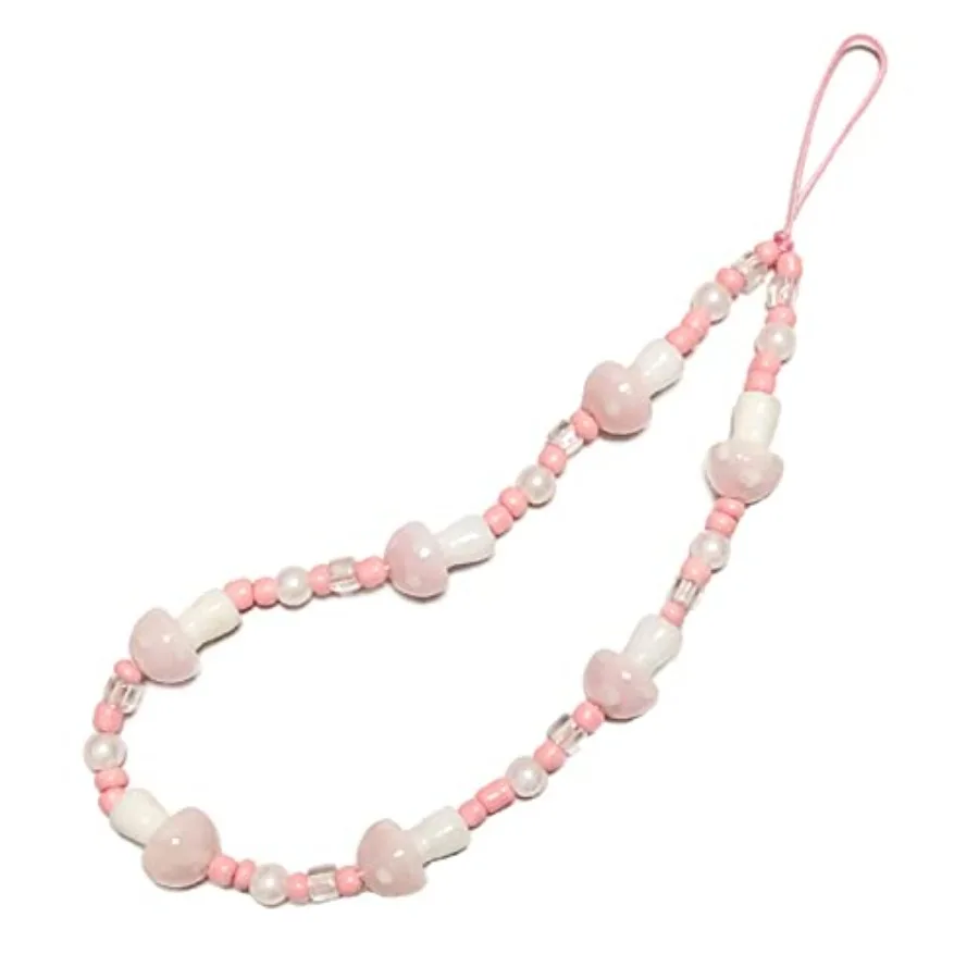 

Phone Charm Cute Phone Charms Strap Beaded Camera Wrist Strap for Keychain Bag Digital Camera