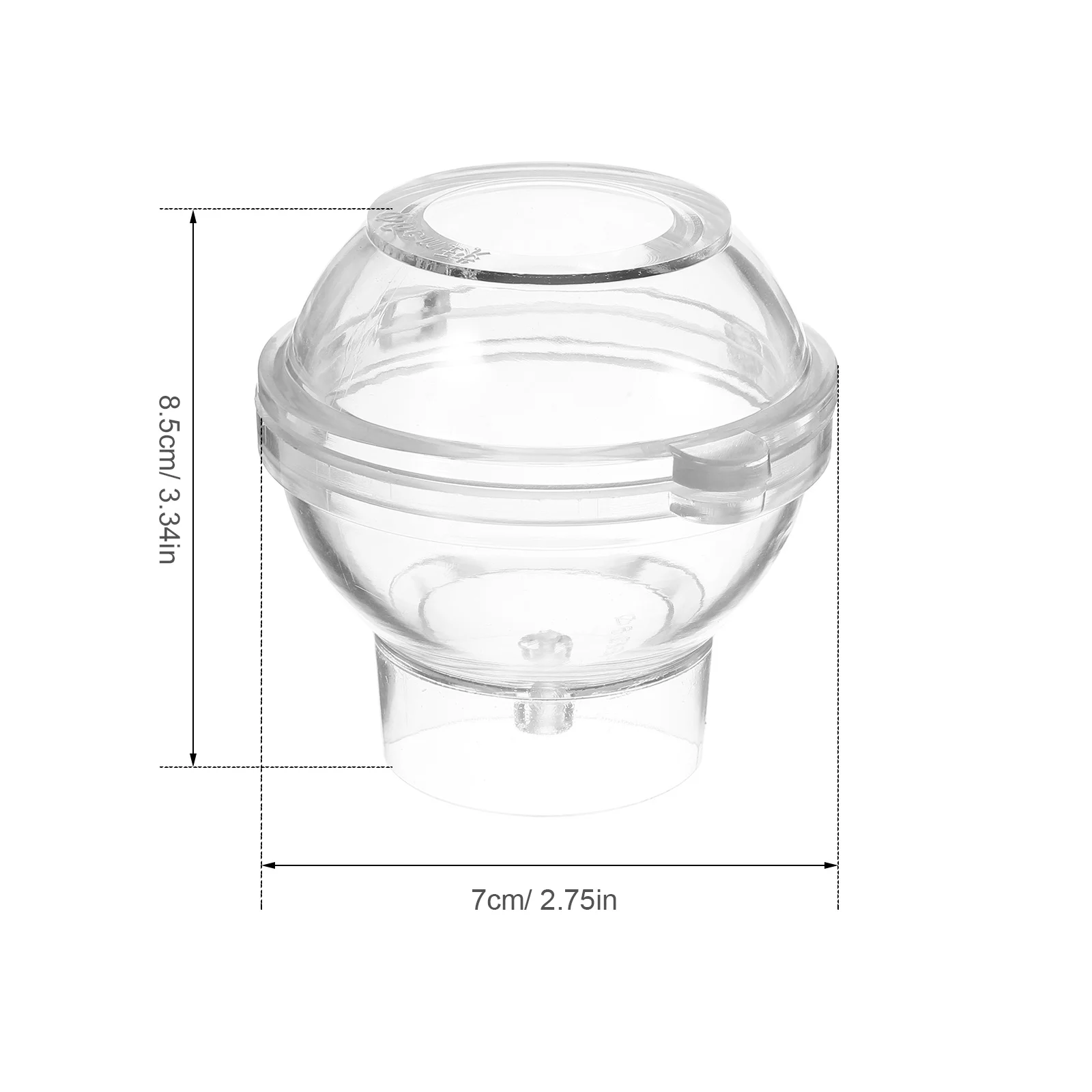 قالب على شكل كرة مستديرة من البلاستيك الشفاف DIY قالب صنع المجال للعلاج بالروائح ديكور المنزل قالب العلاج العطري #2