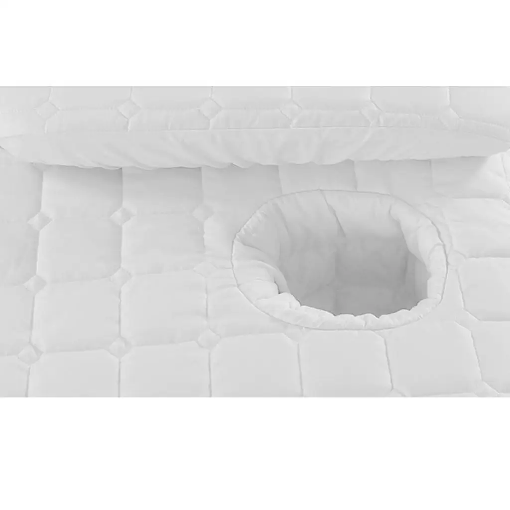 Polyester Massage Table Skirt Thick Bed Cover Breathable Sheet with Side Pocket for Beauty Salon and Spa Hotel Hospital