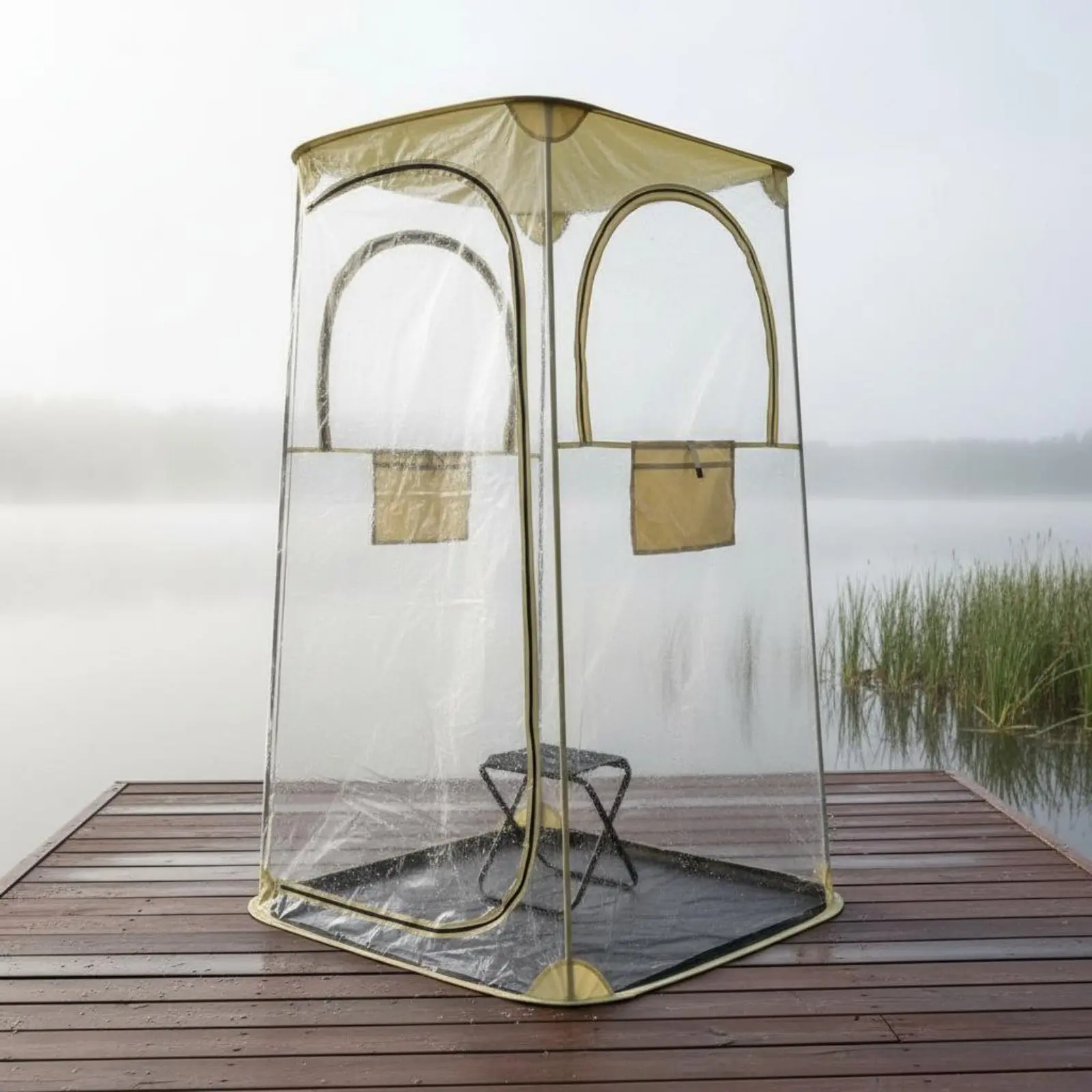 AliExpress – Clear PVC Viewing Shelter Portable Clear View Dome Tent 1 Person Sports Enclosure Keeps Warm Outdoor Gear Windproof for Fishing