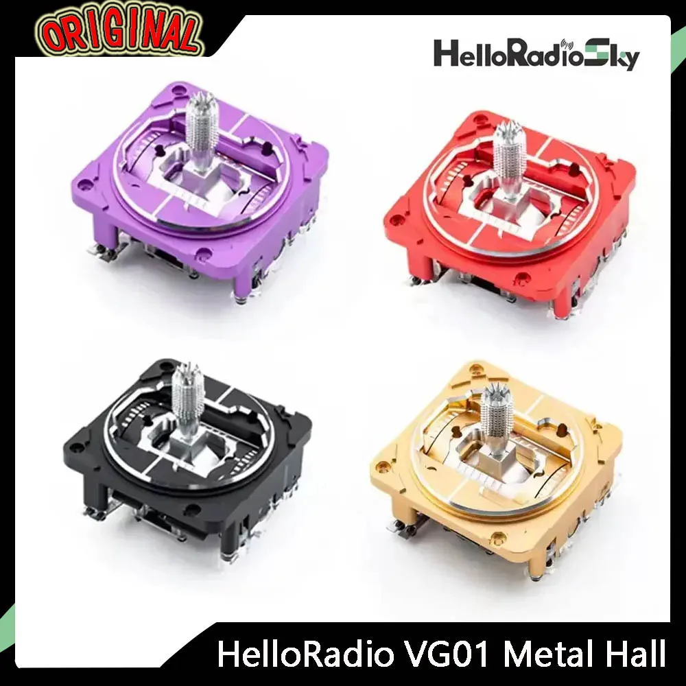 

Metal Hall Gimbal HelloRadio VG01 с ЧПУ — подходит для пульта дистанционного управления V16/V14, совместим с T18/T16/BOXER (детали радиоуправляемого самолета)