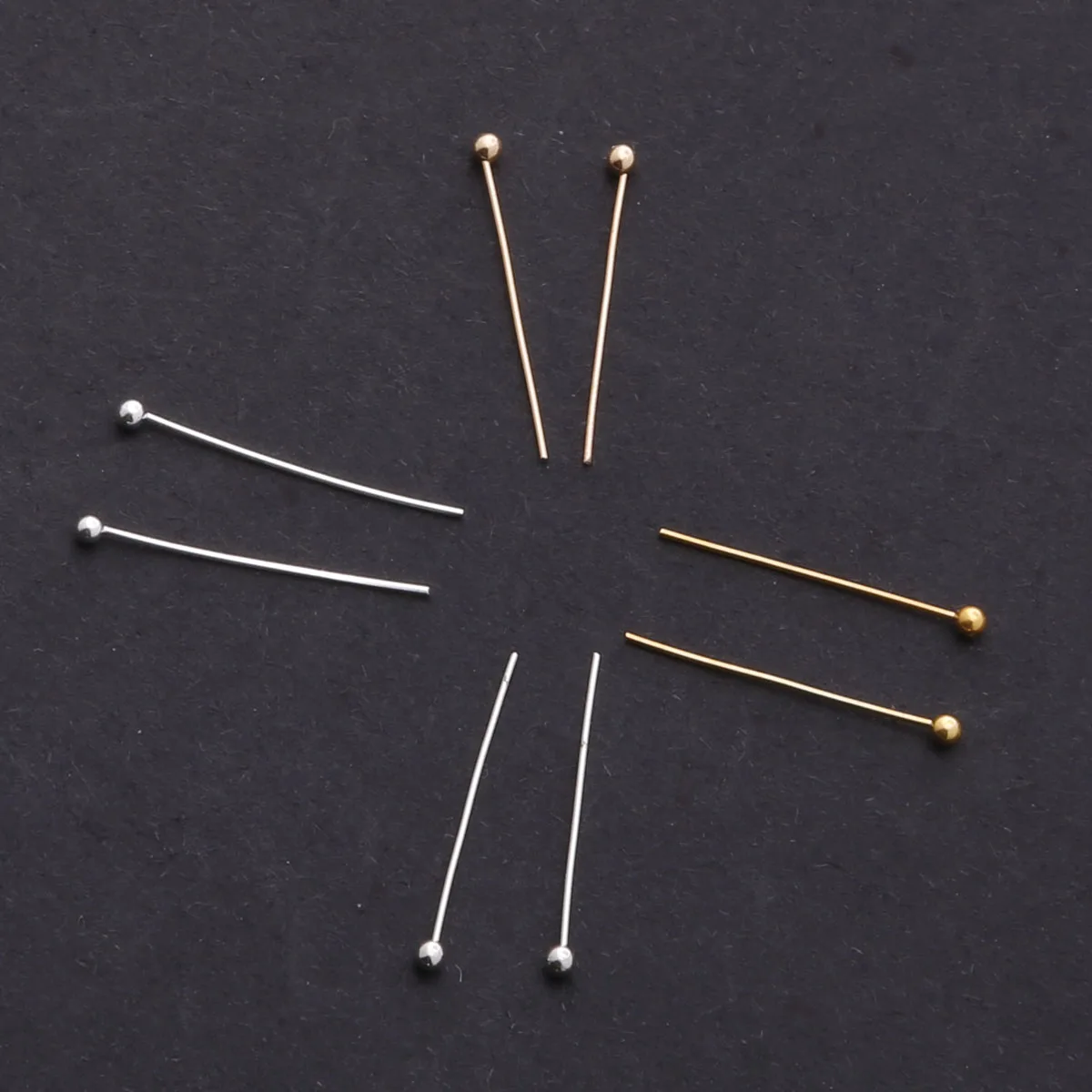 Hot Fashion Approx 100pcs/lot White K Copper Ball pin 20mm FZD001-69