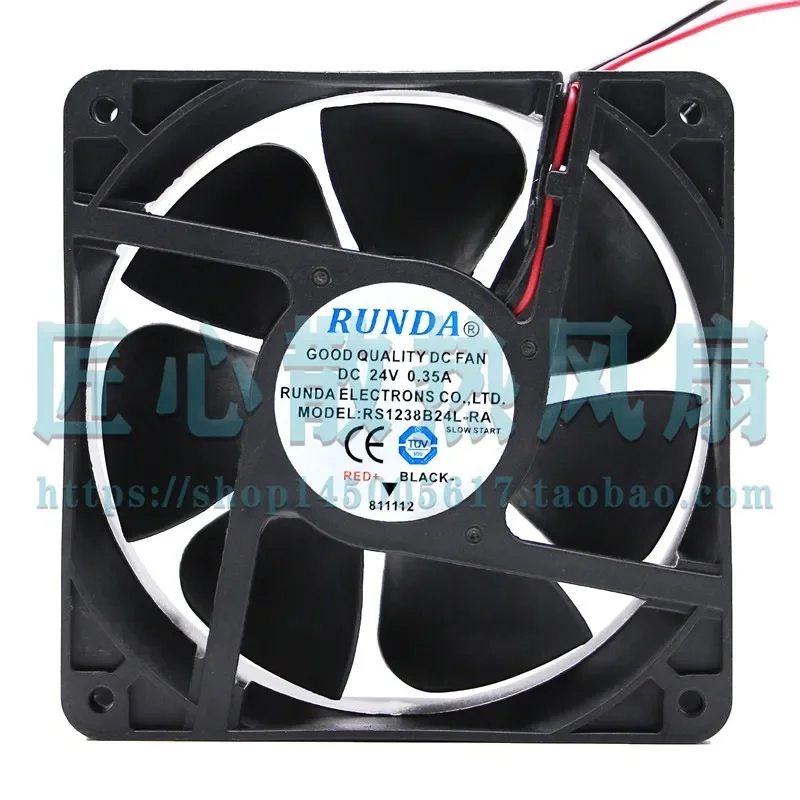 RUNDA RS1238B24L-RA 24V 0.35A 12CM 12038 Inverter Fan for Electronic Devices