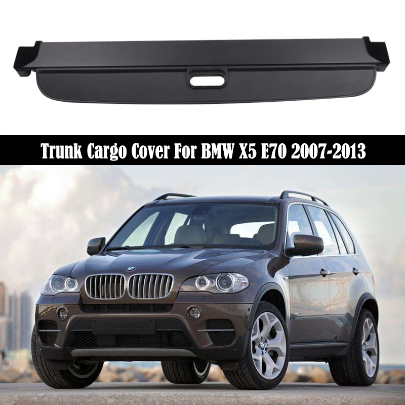 

Trunk Cargo Cover For BMW X5 E70 2007-2013 Security Shield Rear Luggage Curtain Retractable Partition Privacy Car Accessories