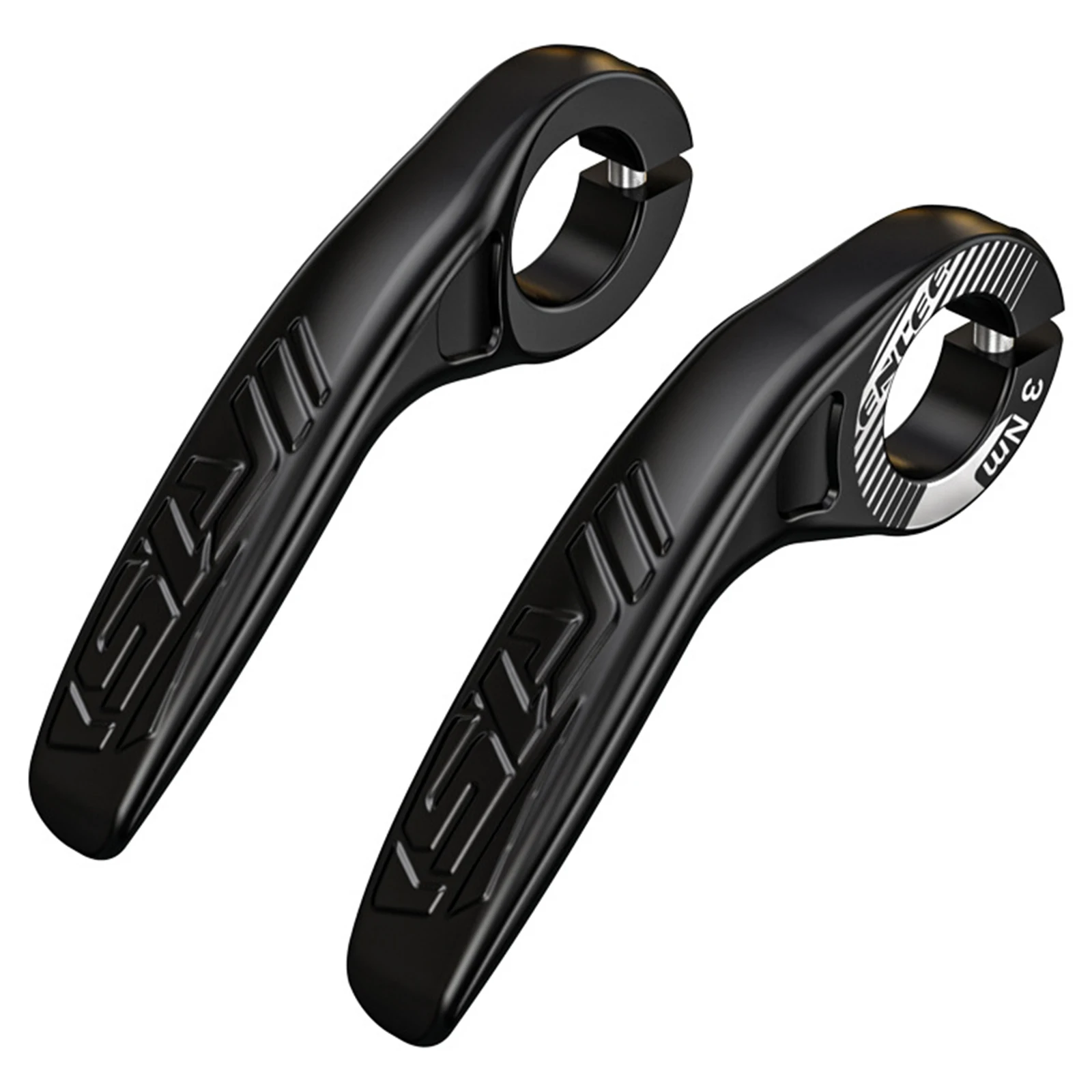 Bicycle Components Bar Ends Maximum Durability Natural Hand Position Carbon Fiber+pc Come With Screws High Quality