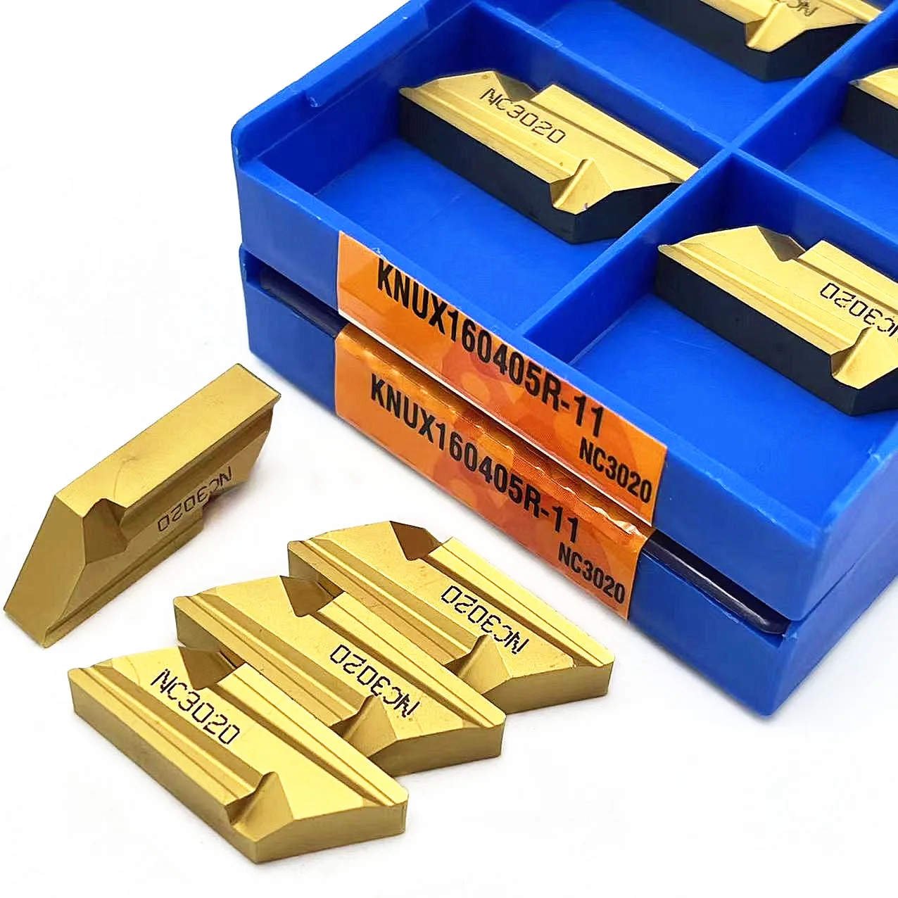 أداة خراطة معدنية KNUX160405R NC3020 أصلية KNUX160405L أداة قطع معالجة الصلب الاحترافية عالية الجودة