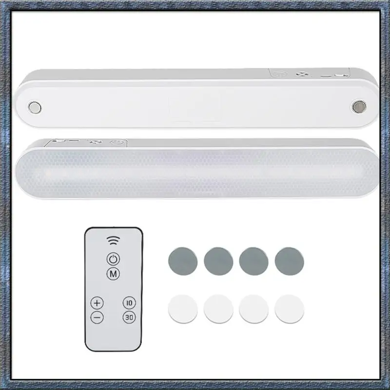 

Aug. Cabinet Light Adhesive Reading Lamp 2Set Rechargeable Wireless LED Touch-Sensitive Lamp With Remote Control