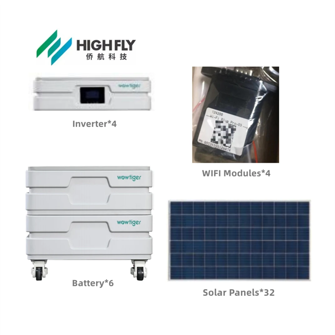 Roof Solar Panel Inverter Battery Storage Balkonkraftwerk Balcony Solar System For 100 Square Meters Home PV System
