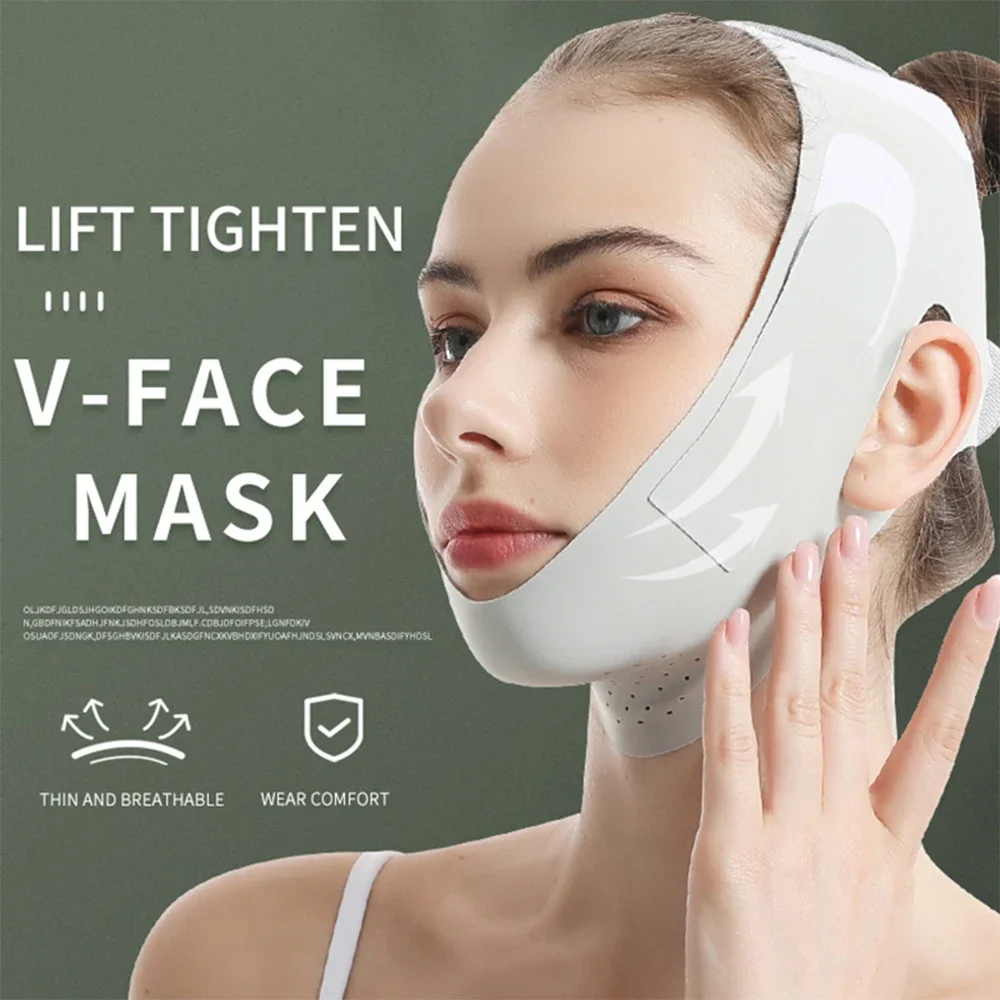 Face V Line Up Bandage Chin Cheek Slimming Shaper Women Facial Massage Strap Face rassodante Lifting fascia per dormire antirughe