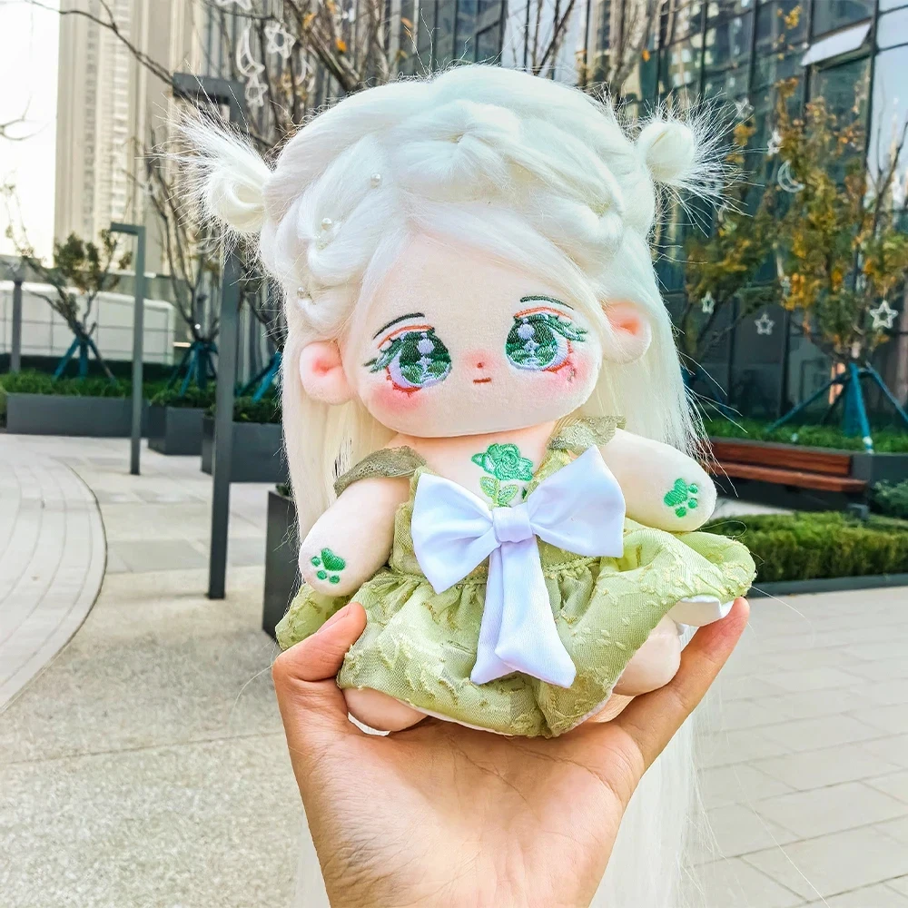 Stuffed 20cm Anime A Certain Magical Index Role Index Plushies Toys Silver Hair Lovely Cosplay With Skeleton Body Dress Up Gift