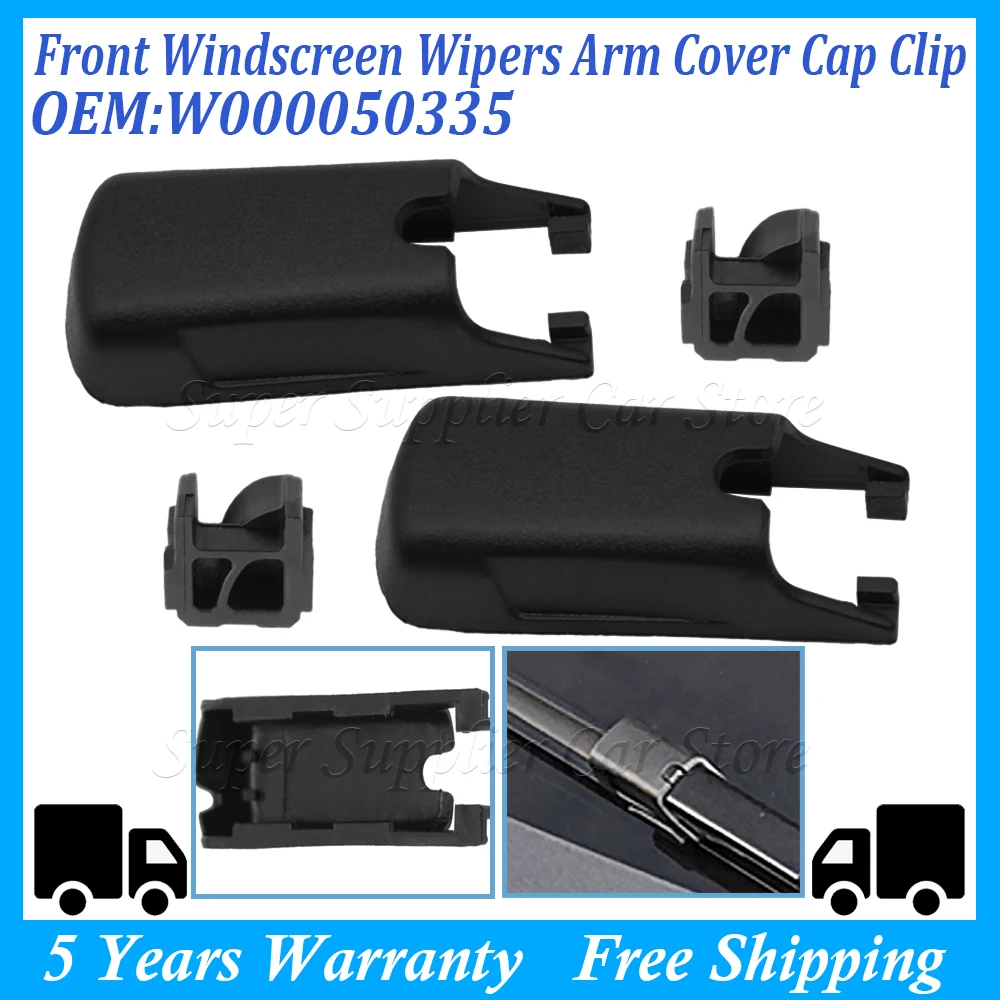 For Mercedes Benz V-Class W447 2014-2021 Front Windscreen Wipers Arm Cover Cap Clip W000050335 Car Accessories