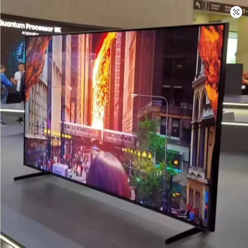 شحن مجاني جديد: 4K/8K مجموعات أصلية من الفئة 98 بوصة XL 4K UHD QLED HDR 98R754 تلفزيون GOOGLE الذكي
