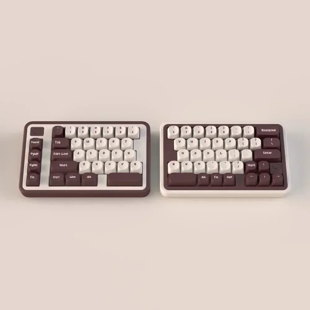 Cute Cat Split Mechanical Keyboard Kit Wireless Tri-mode GASKET Hot-Swap RGB Ergonomic Custom Aluminum Split Gaming Keyboard