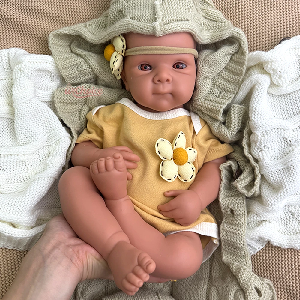 

19 Inch Bettie Full Body Soft Silicone Reborn Girl Lifelike Washable Unpainted Rebirth Doll for Alzheimer's Patients Gift