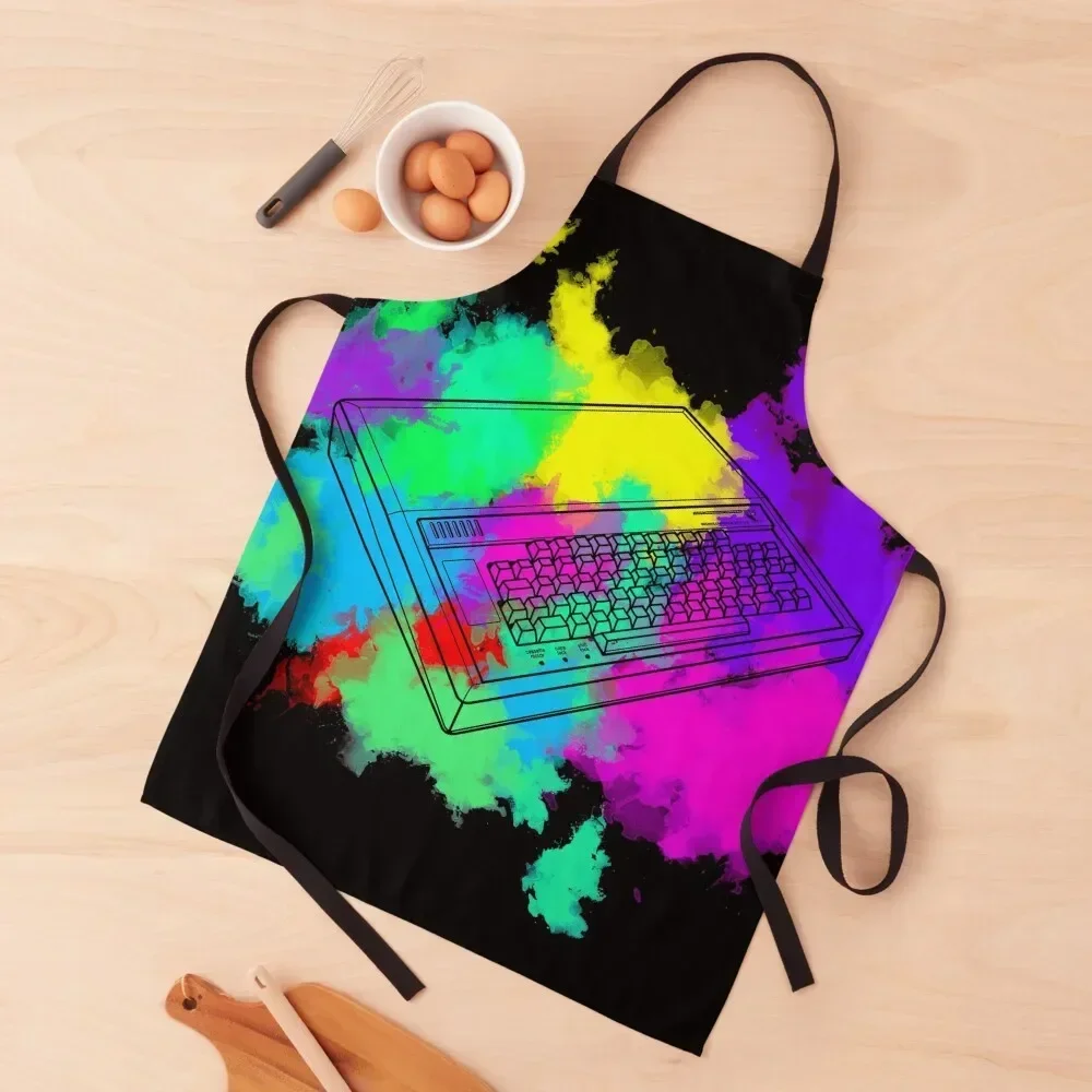 

Beeb Micro Watercolour Apron Kitchen Things And For Home cook wear Apron